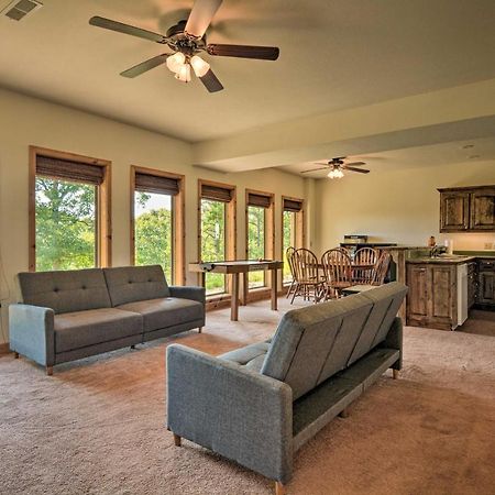 Spacious Log Cabin With Fire Pit And Game Room! Eureka Springs Exterior foto