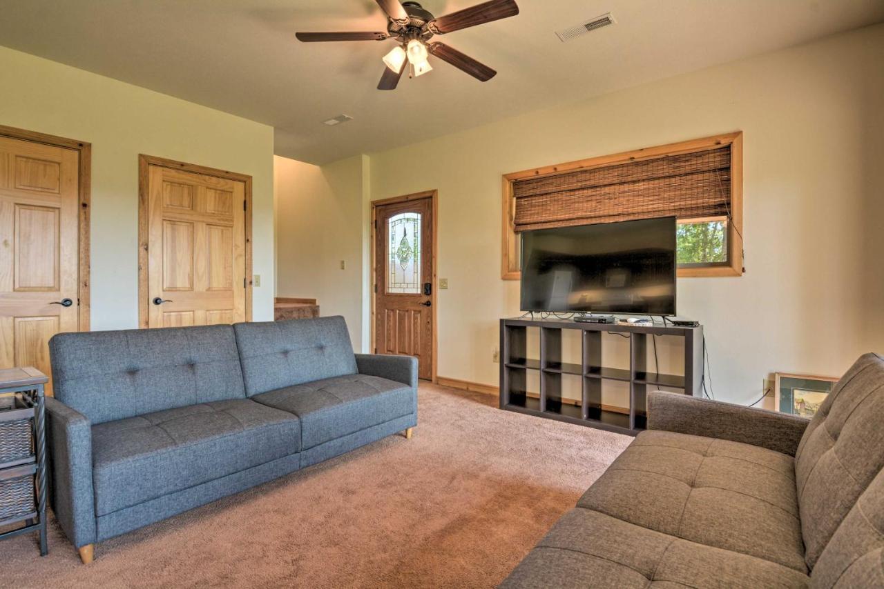 Spacious Log Cabin With Fire Pit And Game Room! Eureka Springs Exterior foto